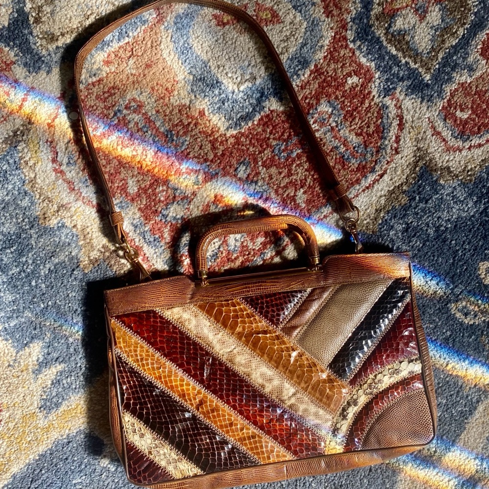 Snakeskin vintage bag mint condition by Supreme